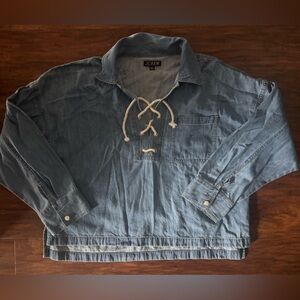 J. Crew Light Blue Denim Shirt